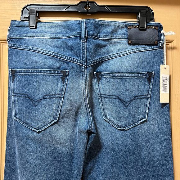 ❤️ NEW ❤️ DIESEL NWT VIXY Blue Jeans Size 28W 34L 100% Cotton - Picture 8 of 15